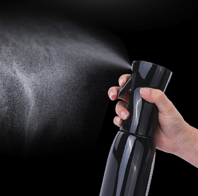 Continuous Mist Hair Spray Bottle Barber Water Sprayer Salon Plant