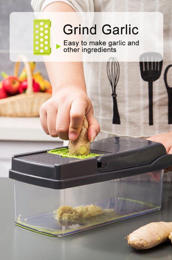 15-In-1 Vegetable Fruit Chopper Cutter Food Onion Veggie Dicer Slicer