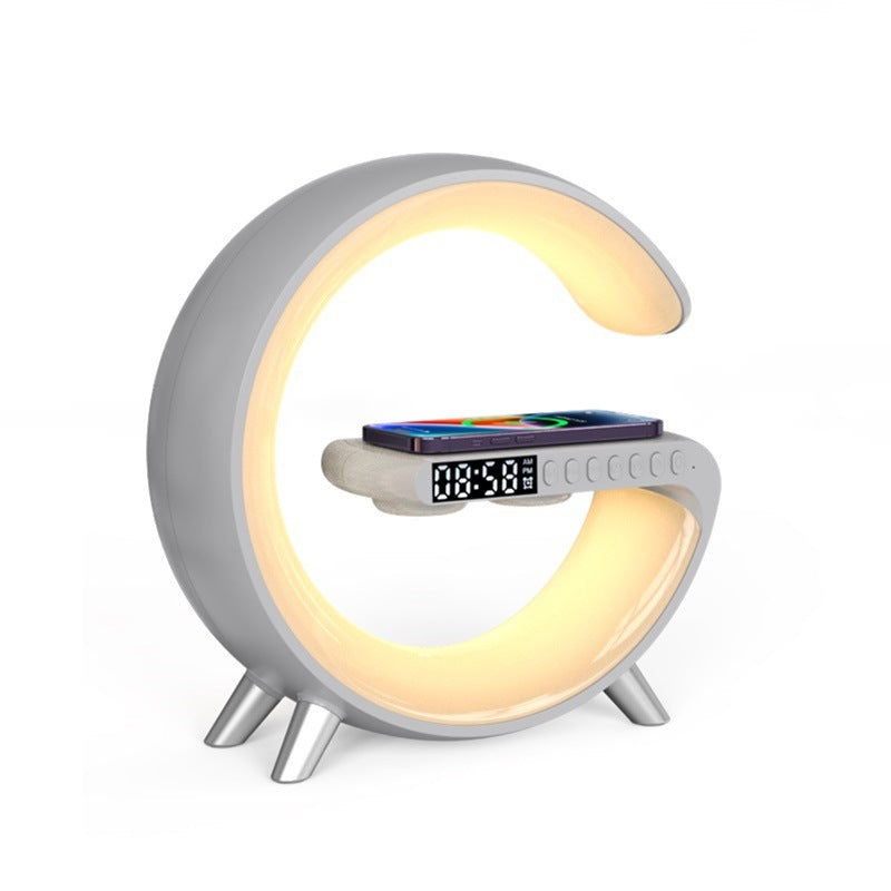 G Shaped LED Light Bluetooth Speakers - Smart Sound-Activated Wireless