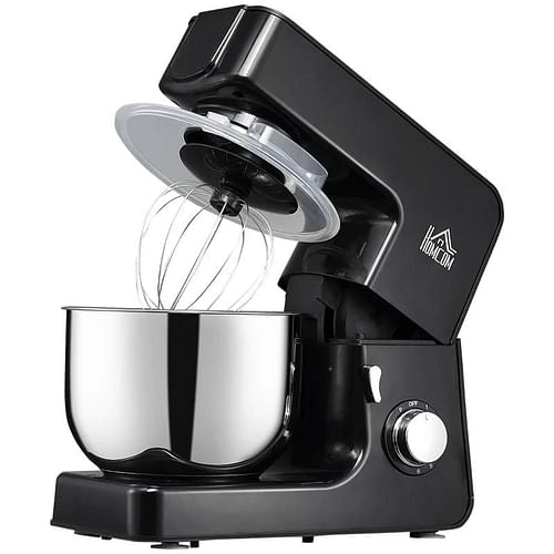 Black Stainless Steel 6 Quart Bowl Tilt 600W Electric Kitchen Food