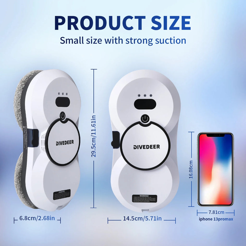 DIVEDEER Home intelligent cleaning robot with automatic water spraying